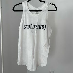 White Workout Top from VS Pink